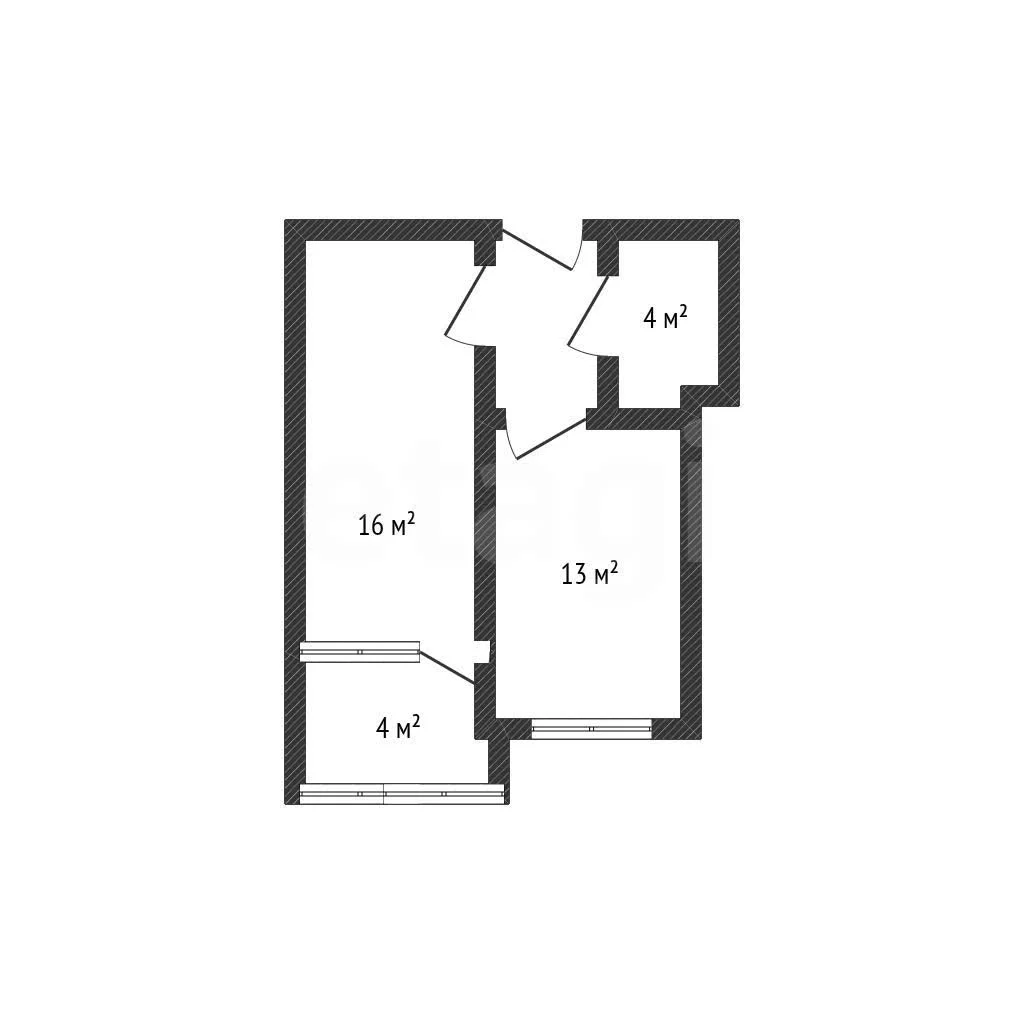 1-к квартира, 40м² (Казачья улица, 4к2) - миниатюра 13