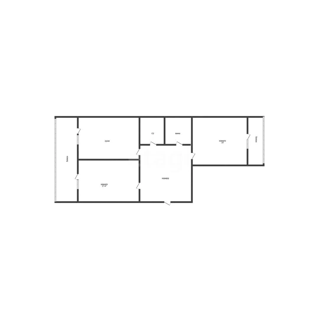 2-к квартира, 65м² (Российская улица, 337) - миниатюра 37