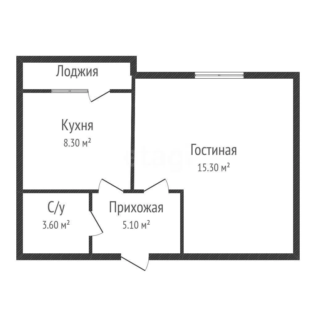 1-к квартира, 31.2м² (улица им. Героя Сарабеева В.И., 7) - миниатюра 33