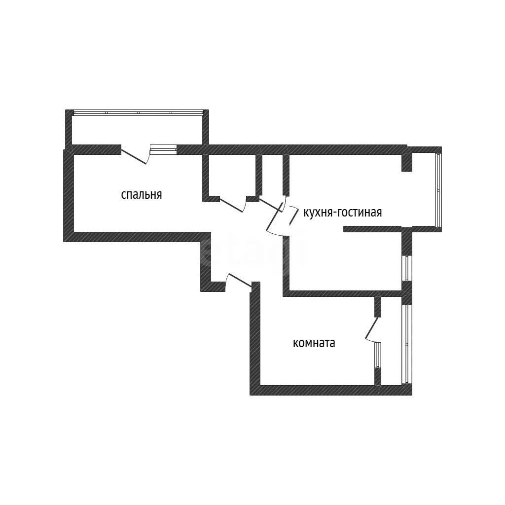 2-к квартира, 76.9м² (улица Автолюбителей, 1г) - миниатюра 41