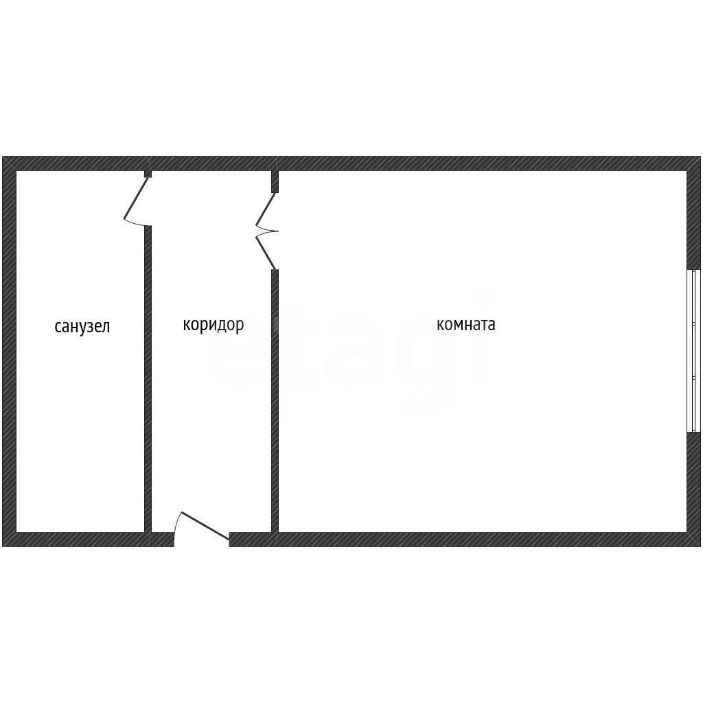 Студия, 29.2м² (улица Щорса, 5) - миниатюра 14