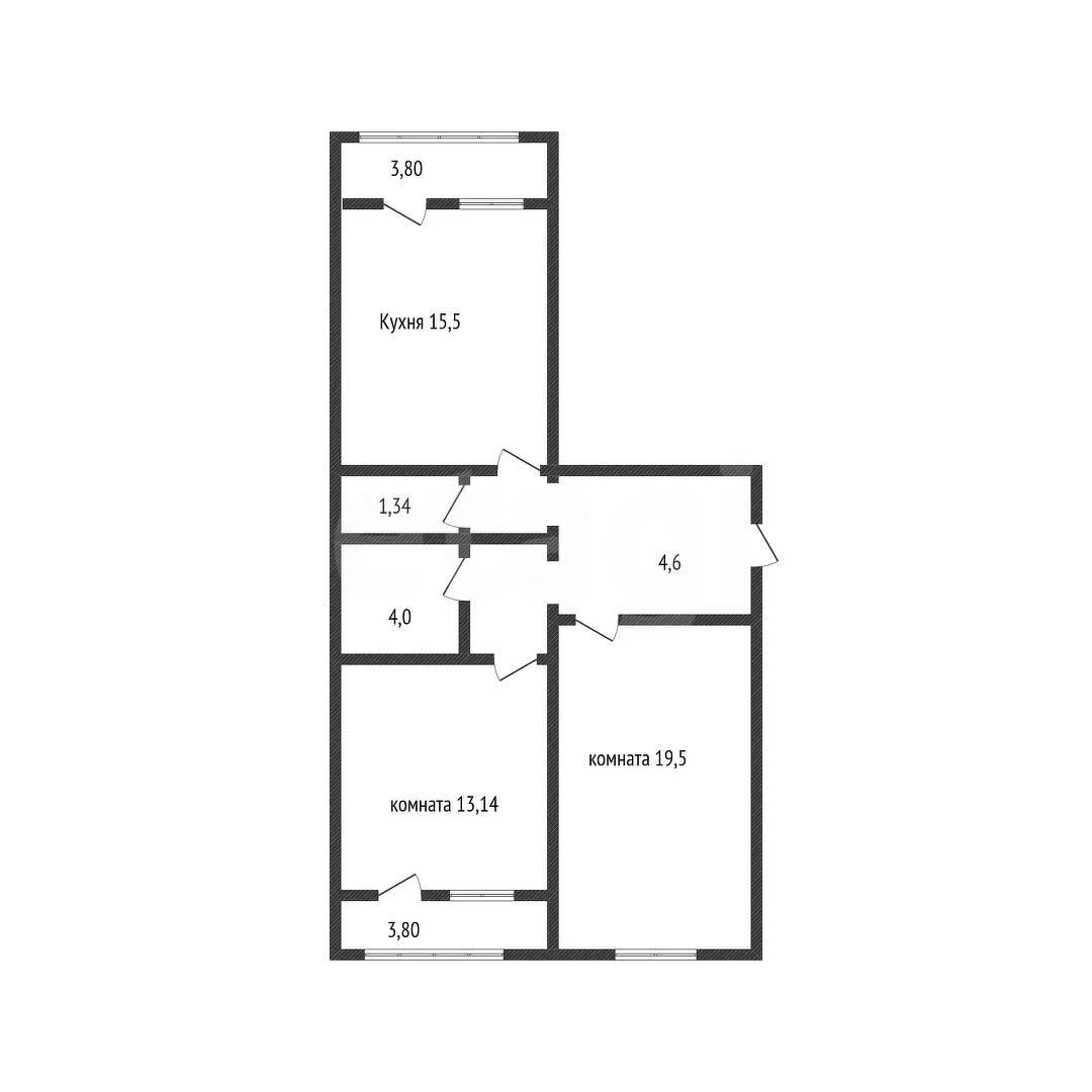 3-к квартира, 80.6м² (проспект Чекистов, 10) - миниатюра 6