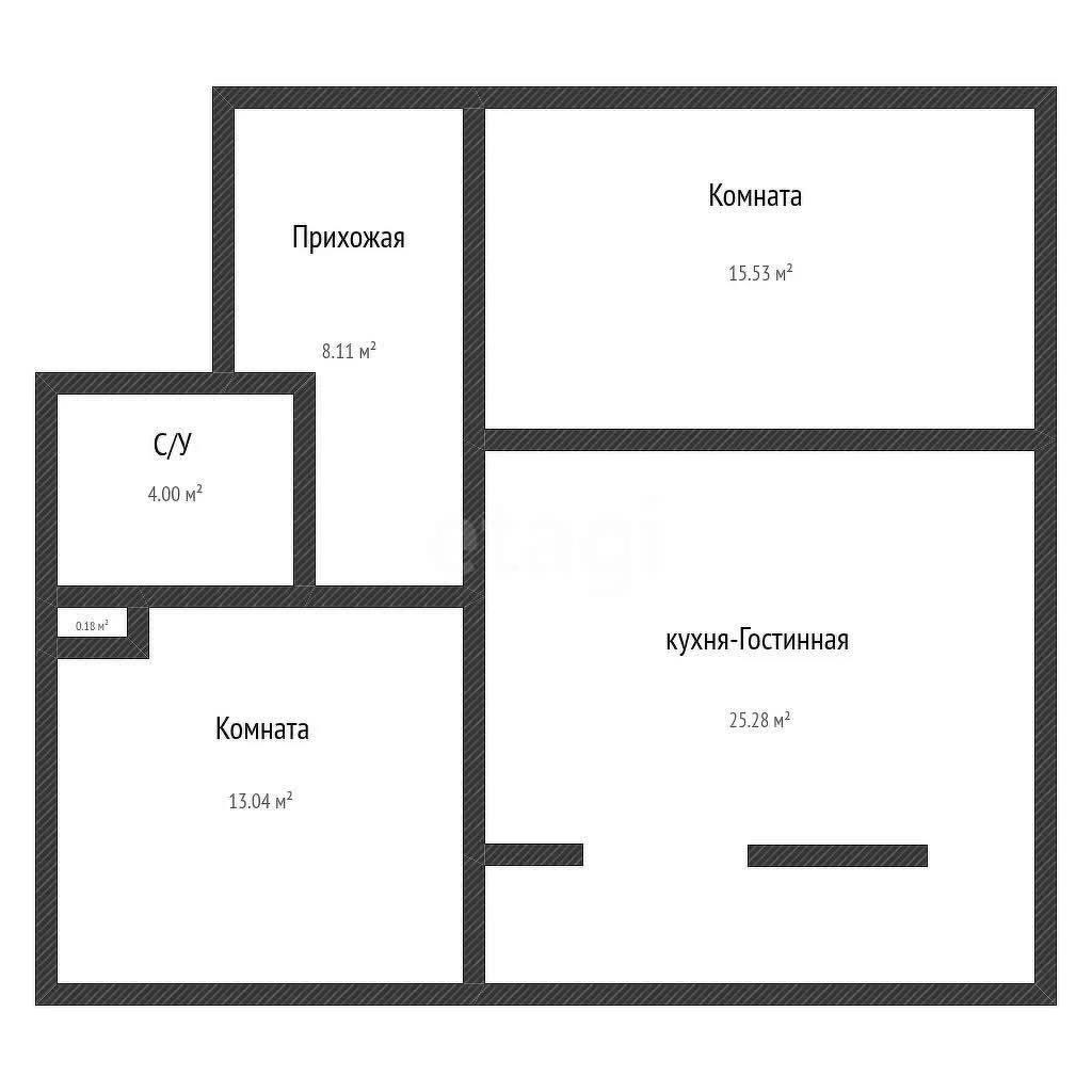 2-к квартира, 63.9м² (Песочная улица, 1к1) - миниатюра 15