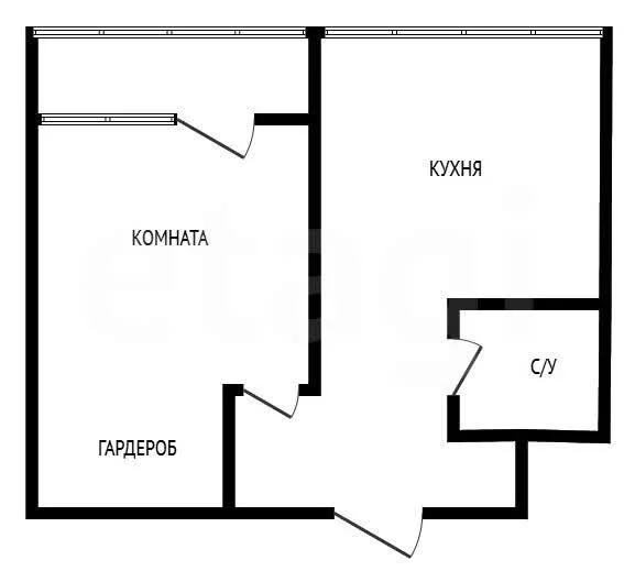 1-к квартира, 42.2м² (Круговая улица, 4вк2) - миниатюра 17