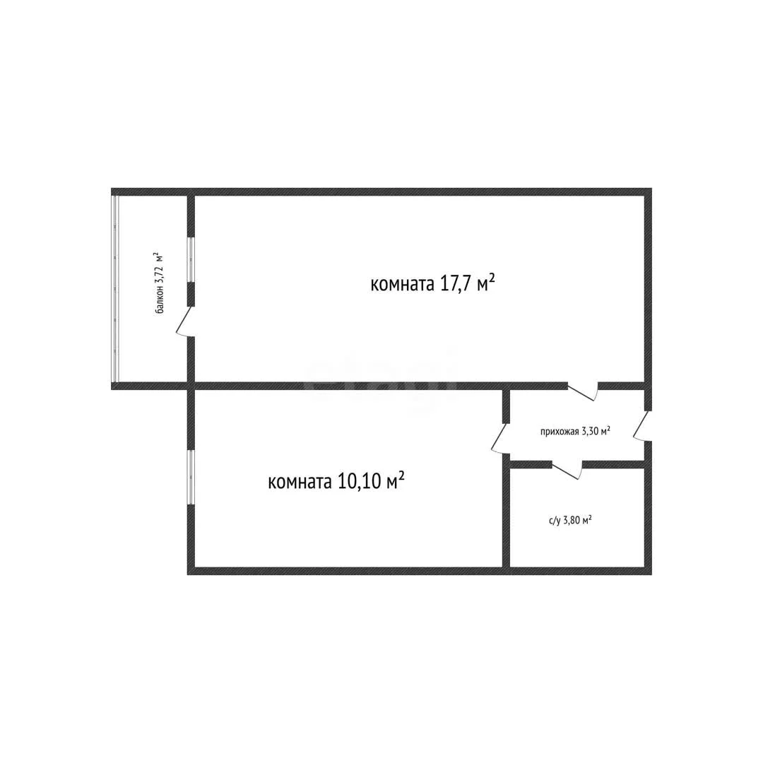 1-к квартира, 34.9м² (Душистая улица, 65) - миниатюра 20
