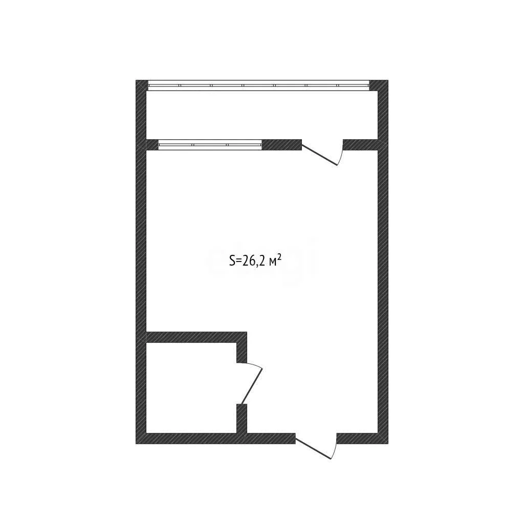 Студия, 26.2м² (улица Героя А.А. Аверкиева, 38) - миниатюра 14