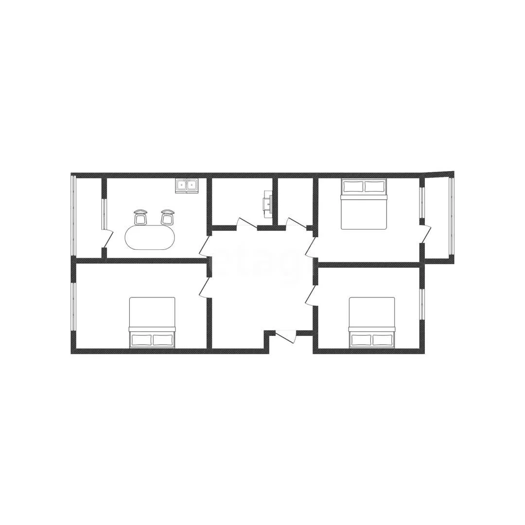 3-к квартира, 84.8м² (, 184к1) - миниатюра 12