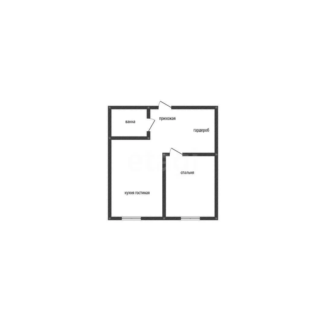 1-к квартира, 33.9м² (Шоссейная улица, 69/1к3) - миниатюра 10