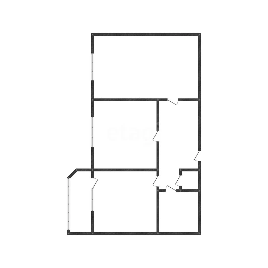 2-к квартира, 55.6м² (Сормовская улица, 210) - миниатюра 14