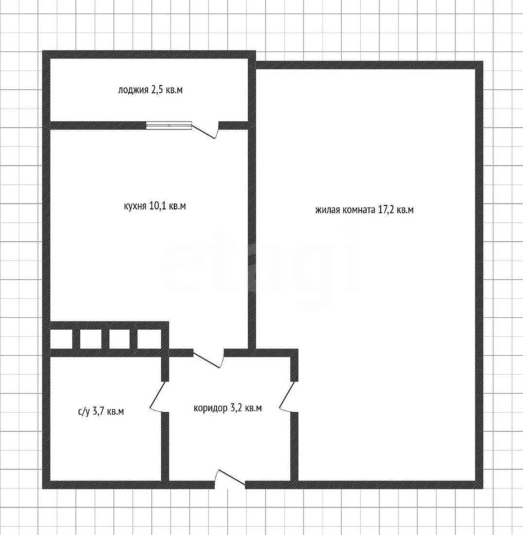 1-к квартира, 35.4м² (улица Лётчика Позднякова, 2к24) - миниатюра 10