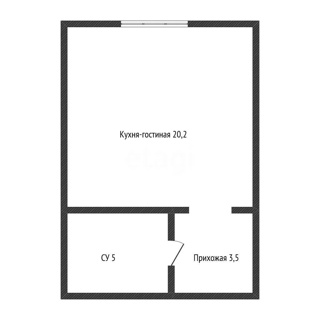 Студия, 28.7м² (Первомайская улица, 4ак4) - миниатюра 15