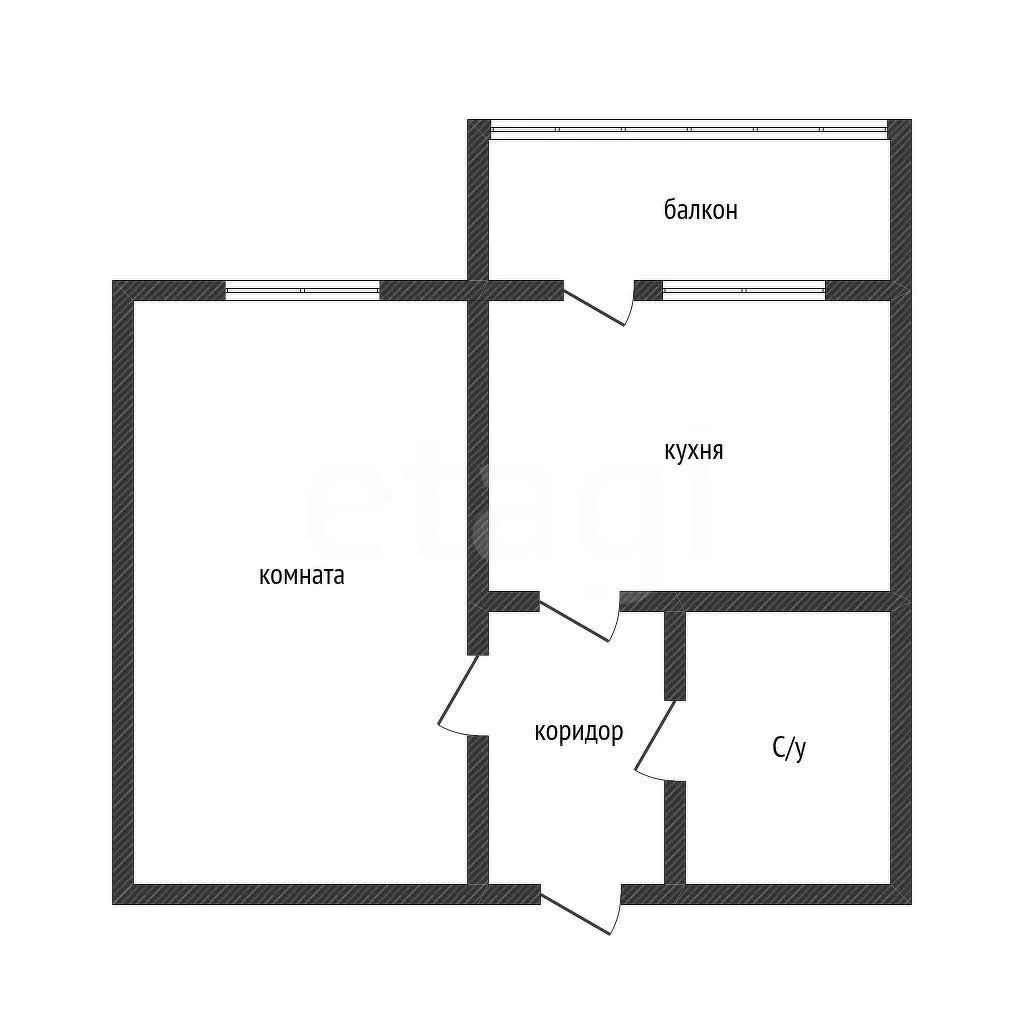1-к квартира, 34м² (Заполярная улица, 35к7) - миниатюра 21