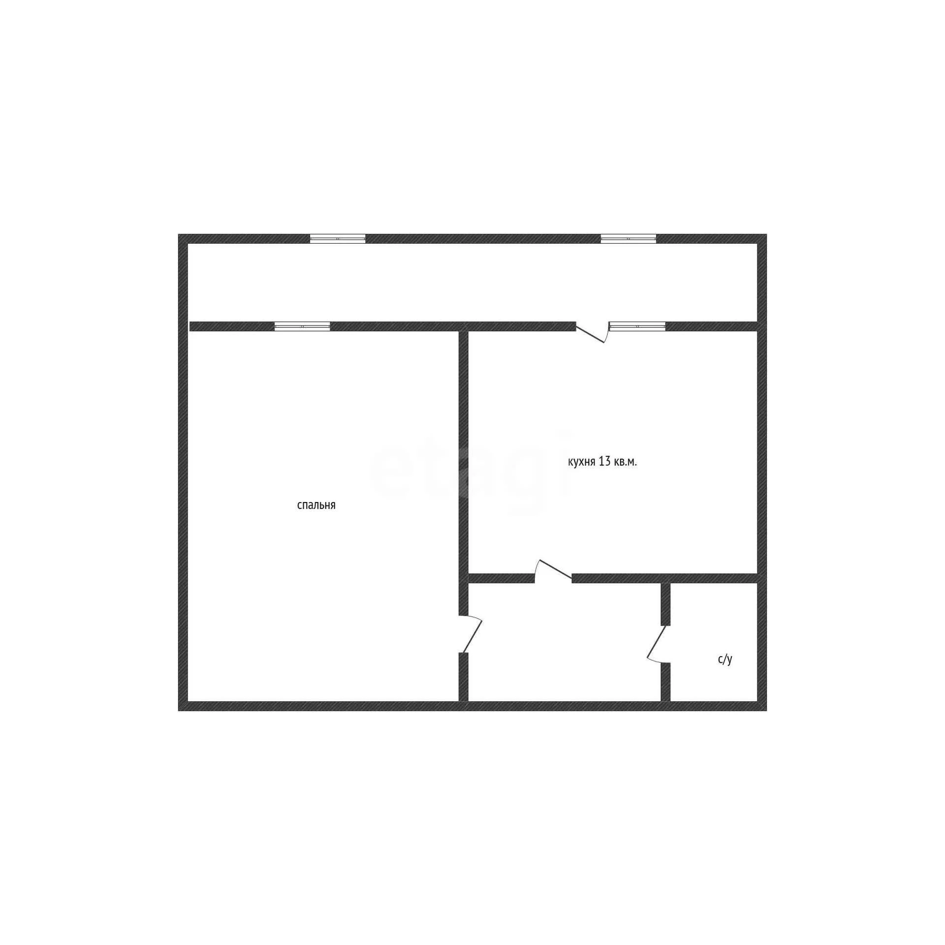 1-к квартира, 37.9м² (Фабричная улица, 4) - миниатюра 15