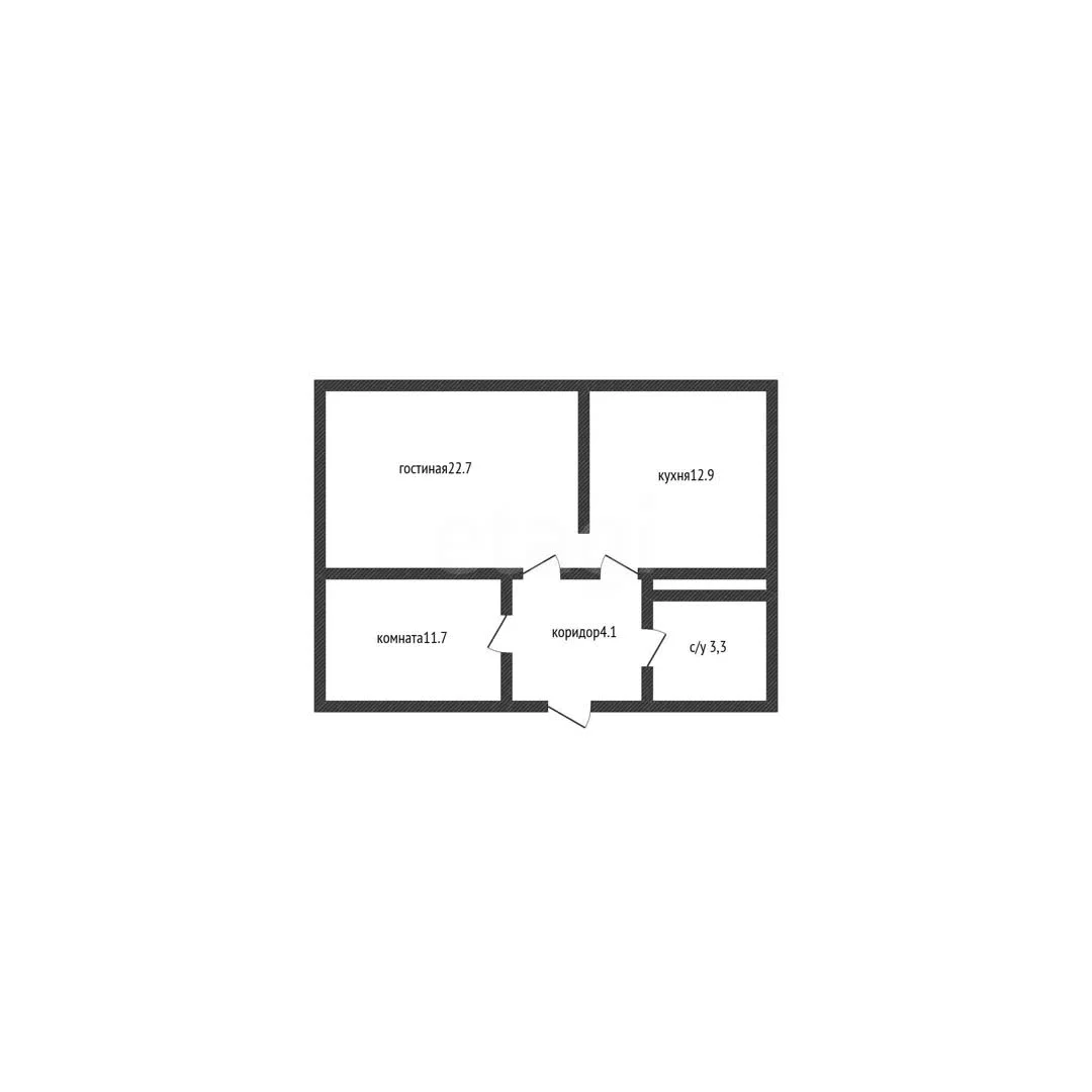 2-к квартира, 53.8м² (улица Евгении Жигуленко, 7к2) - миниатюра 16