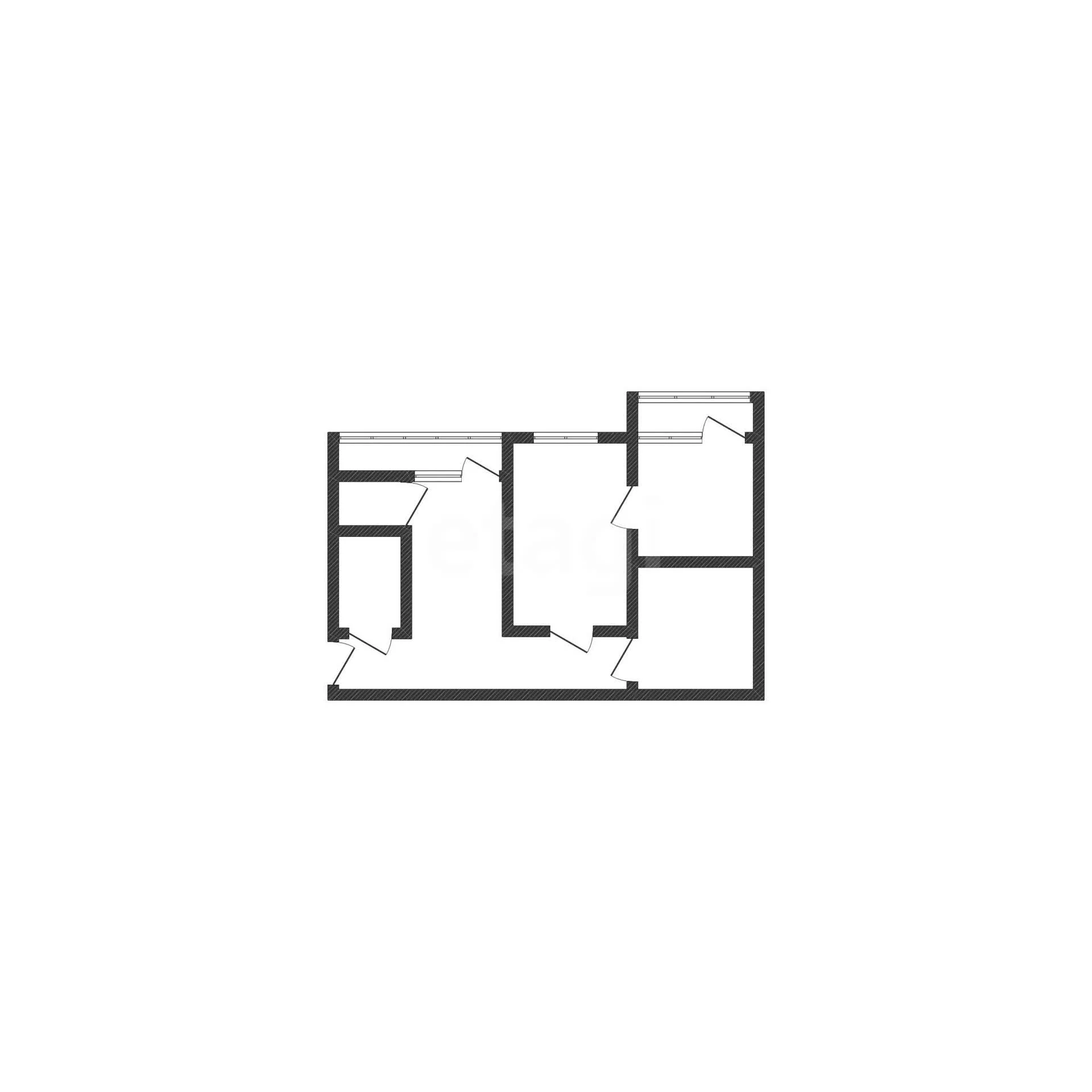 2-к квартира, 48.8м² (Хлебосольная улица, 2) - миниатюра 8