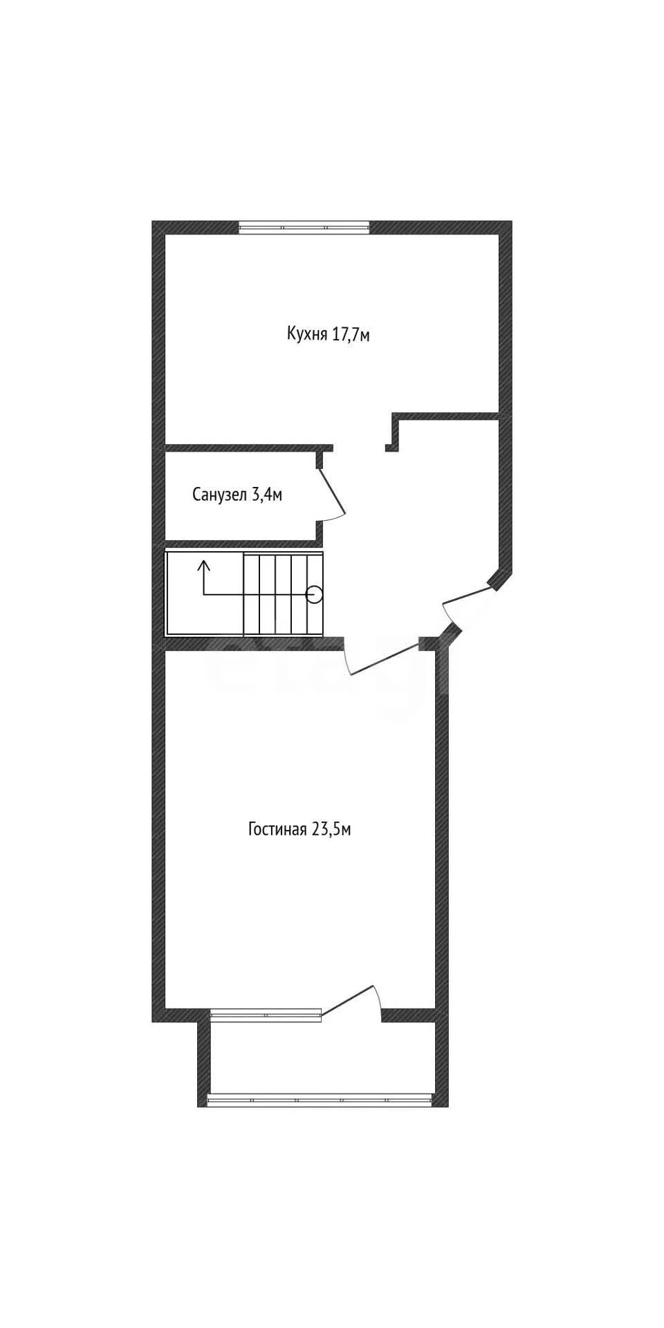 3-к квартира, 112.7м² (улица имени Г.М. Плотниченко, 57) - миниатюра 20