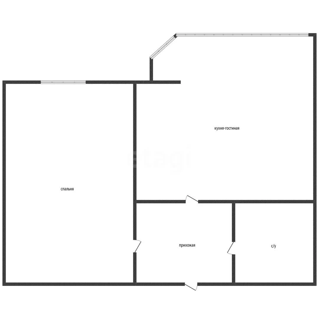 1-к квартира, 38.5м² (Космическая улица, 88к4) - миниатюра 14