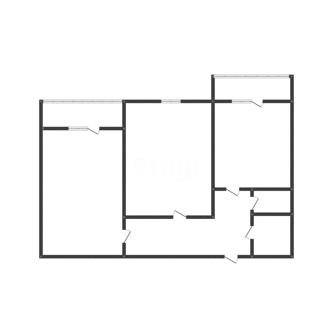 2-к квартира, 56.1м² (улица имени Калинина, 350/4) - миниатюра 15