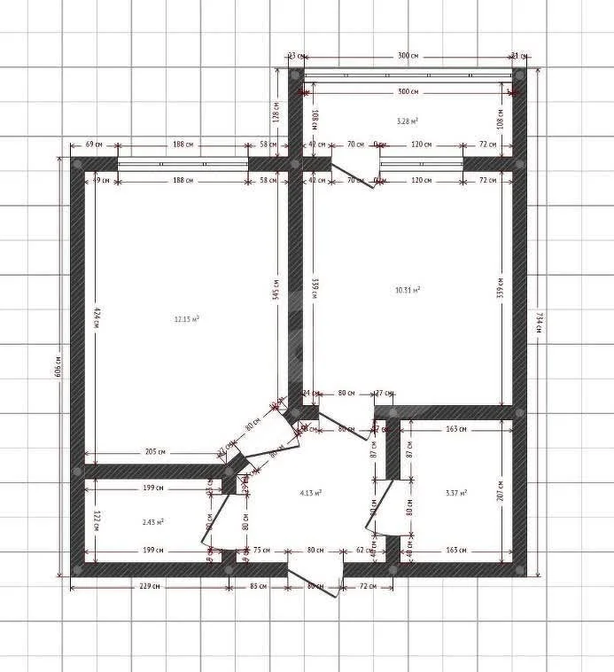 1-к квартира, 31.7м² (улица имени Петра Анжу, 14) - миниатюра 10