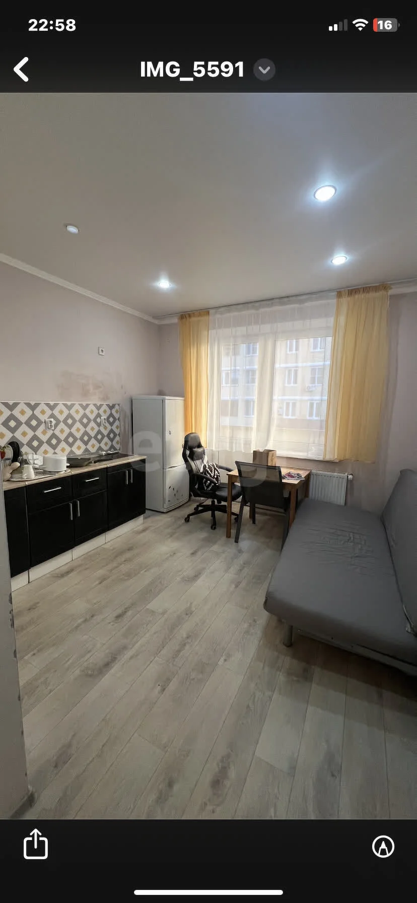 1-к квартира, 36м² (улица им. Героя Яцкова И.В., 14) - миниатюра 5
