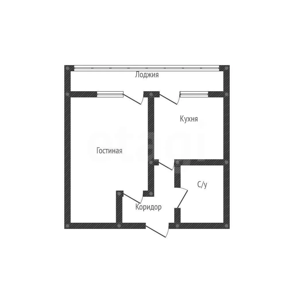 1-к квартира, 35.1м² (улица Стасова, 119) - миниатюра 12