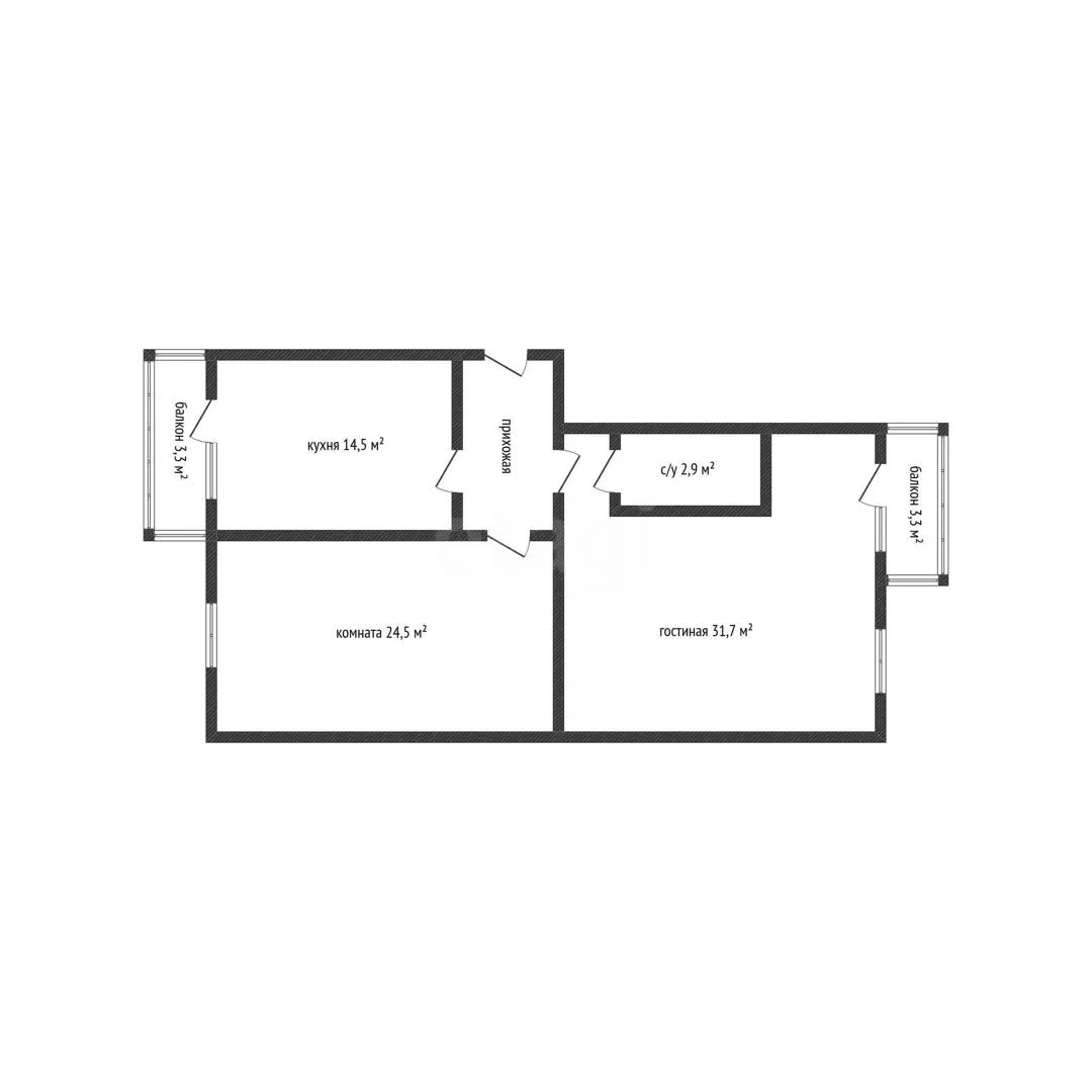 2-к квартира, 81.8м² (Крылатская улица, 1) - миниатюра 10