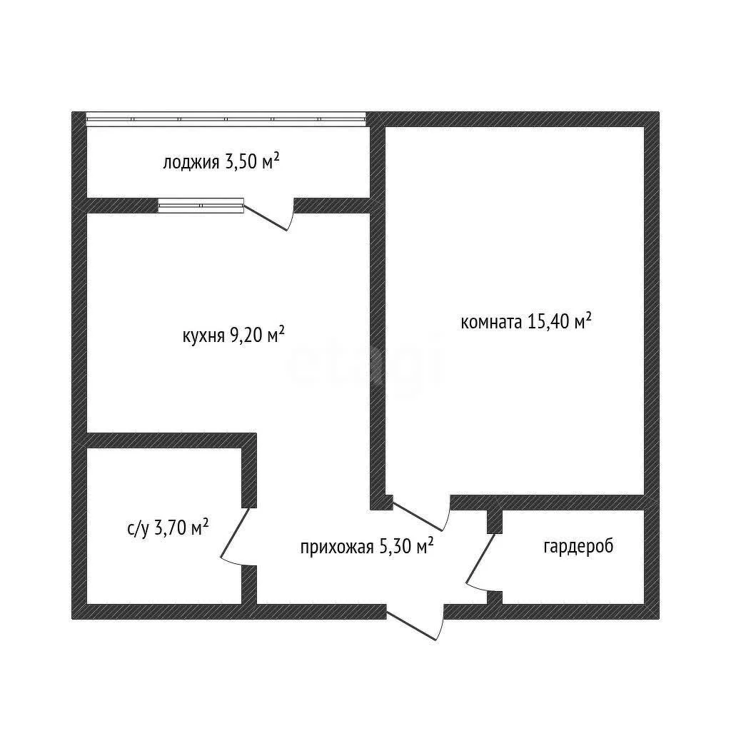 1-к квартира, 33.6м² (Московская улица, 118к1) - миниатюра 17