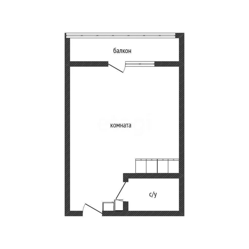 Студия, 26.1м² (улица им. Мурата Ахеджака, 12к8) - миниатюра 9