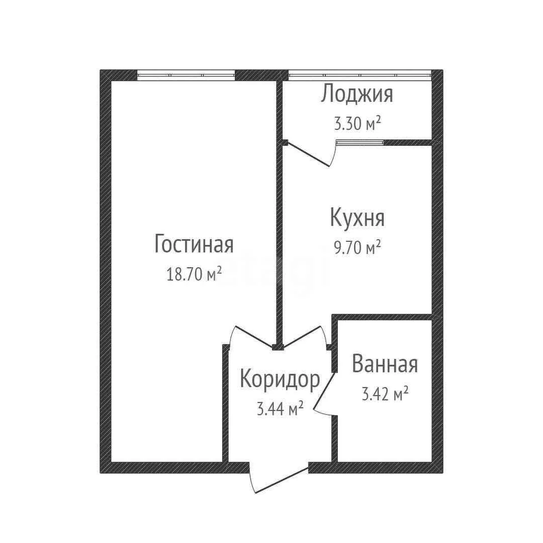 1-к квартира, 35м² (Заполярная улица, 39к10) - миниатюра 17
