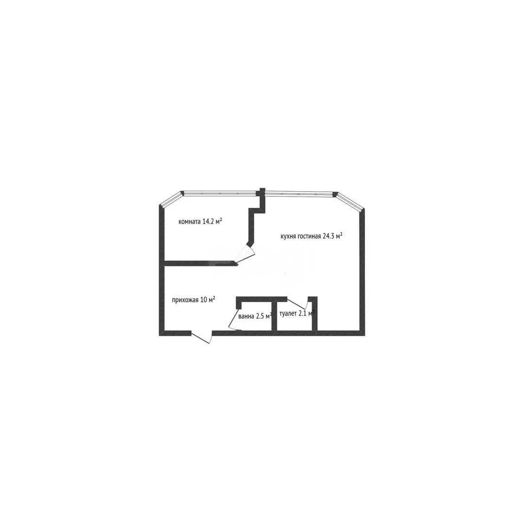2-к квартира, 53.7м² (проспект Константина Образцова, 22) - миниатюра 15
