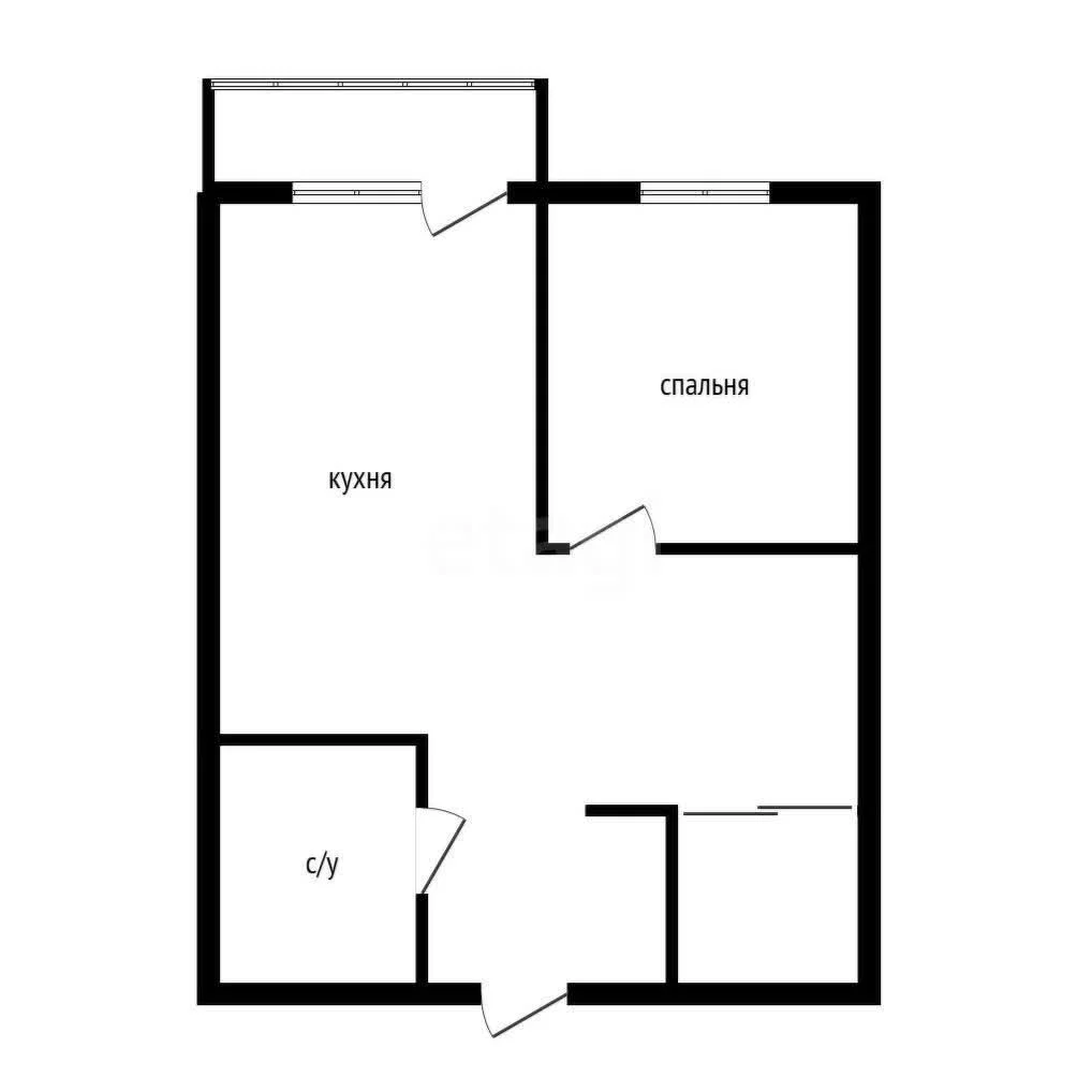 1-к квартира, 37м² (Командорская улица, 15/1) - миниатюра 11