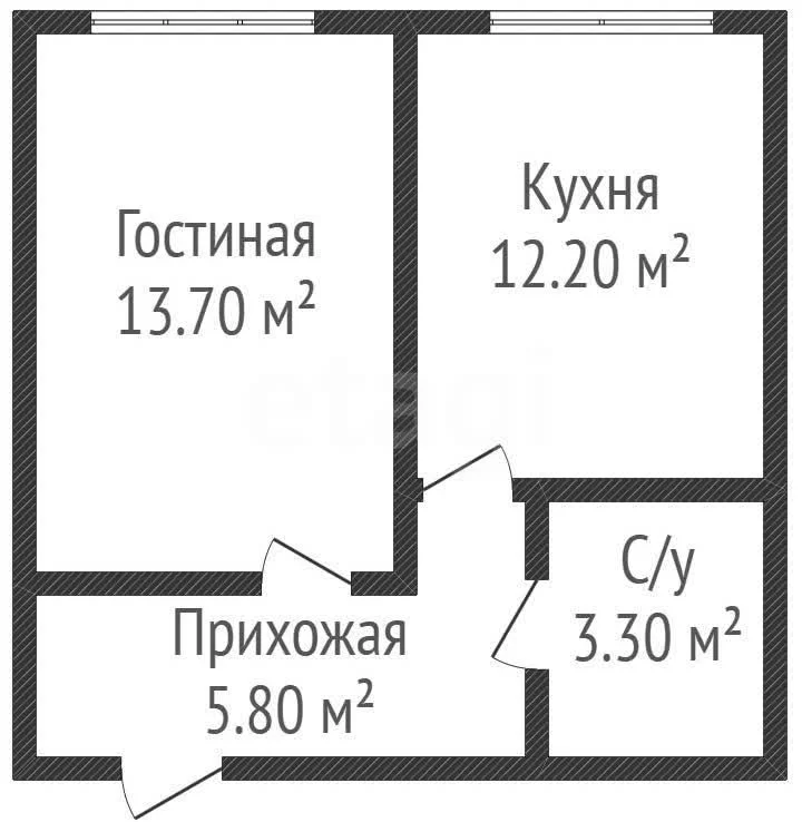 1-к квартира, 35.3м² (улица Ивана Беличенко, 90к2) - миниатюра 27
