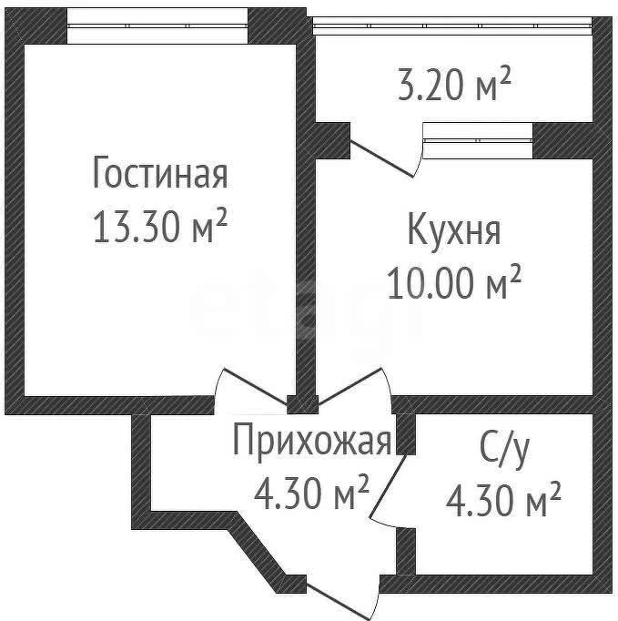 1-к квартира, 31.9м² (улица Наставников, 12к1) - миниатюра 26