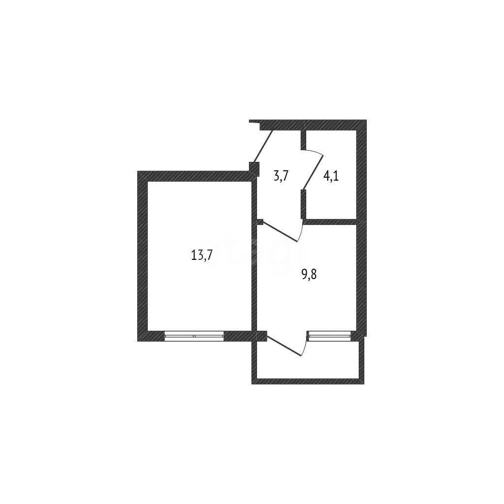 1-к квартира, 30.9м² (Бжегокайская улица, 90/1к1) - миниатюра 11