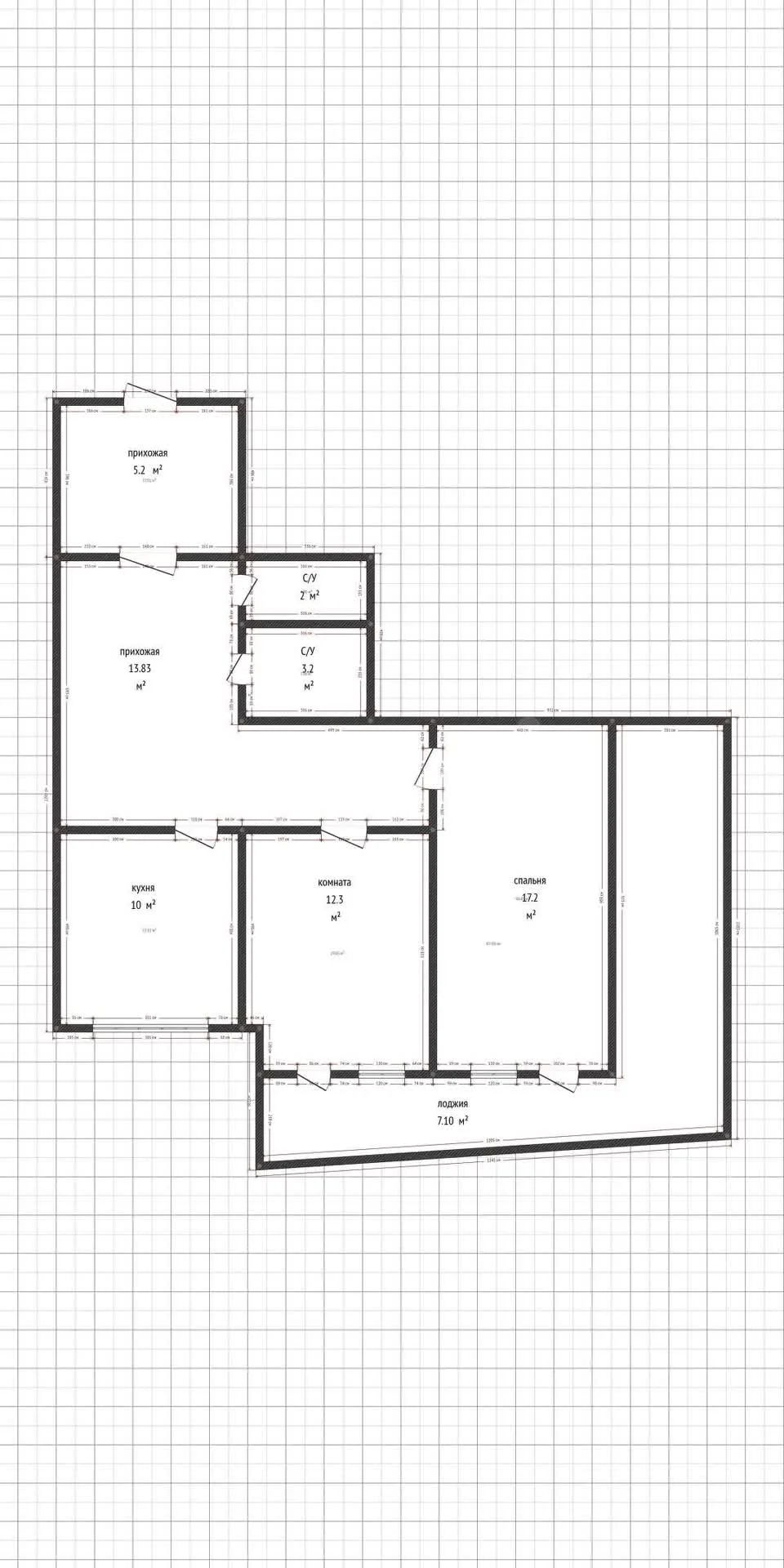 2-к квартира, 62.2м² (Душистая улица, 79к1) - миниатюра 17