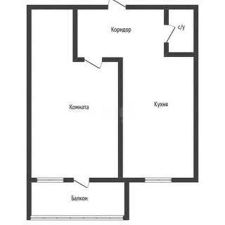 1-к квартира, 41.2м² (проспект имени писателя Знаменского, 9к3) - миниатюра 20