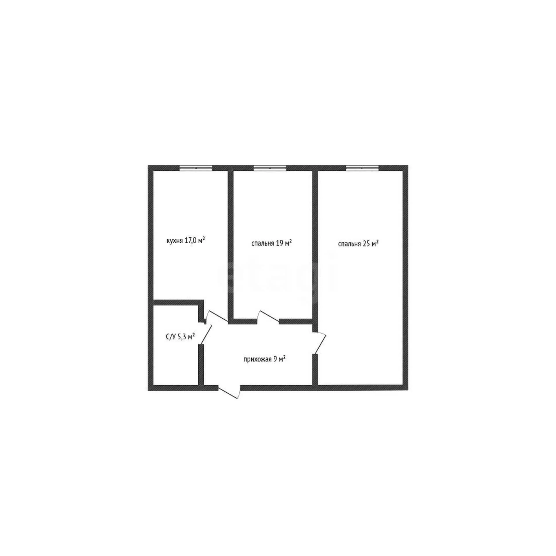 2-к квартира, 75.4м² (Ярославская улица, 113) - миниатюра 21