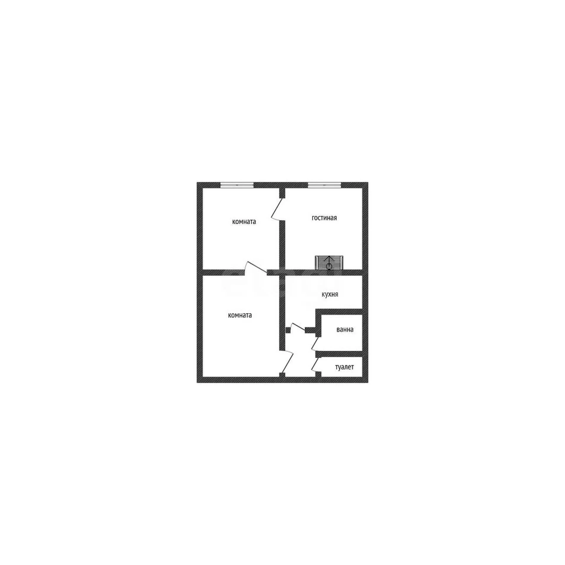 3-к квартира, 56.3м² (Уральская улица, 172) - миниатюра 16