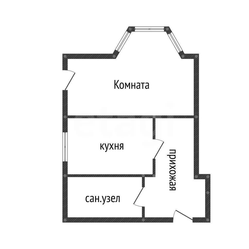 1-к квартира, 41.2м² (проспект Гёте, 3) - миниатюра 25