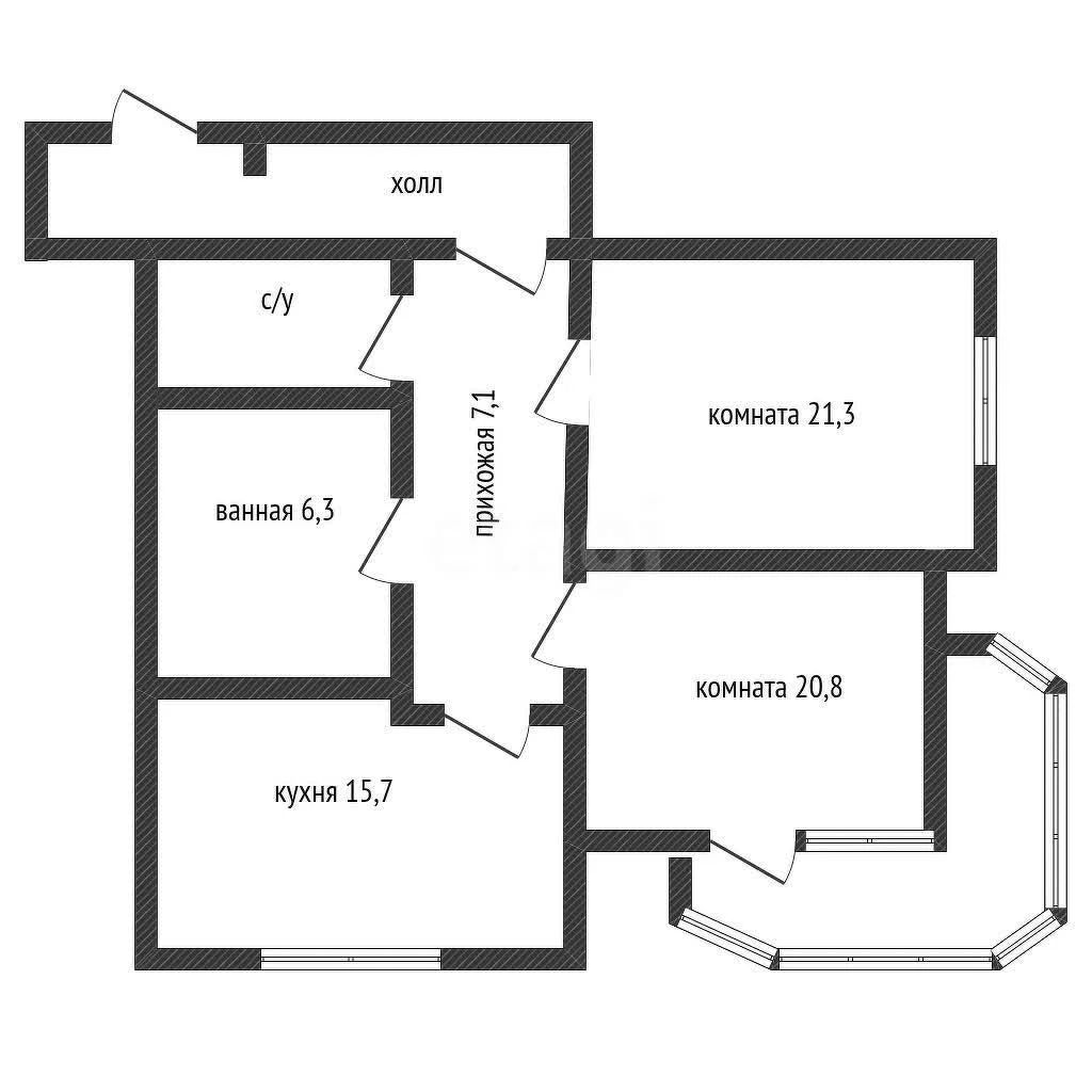 2-к квартира, 85м² (Березанская улица, 41) - миниатюра 16