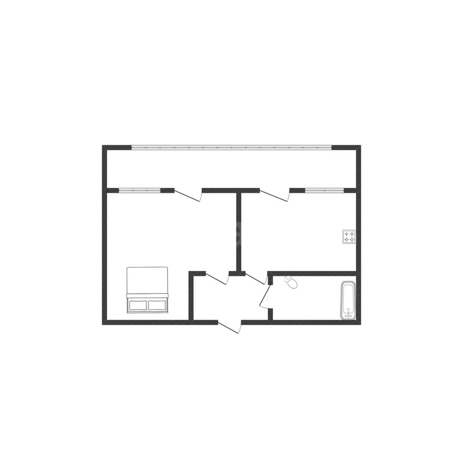 1-к квартира, 39.7м² (улица Евгении Жигуленко, 4) - миниатюра 12