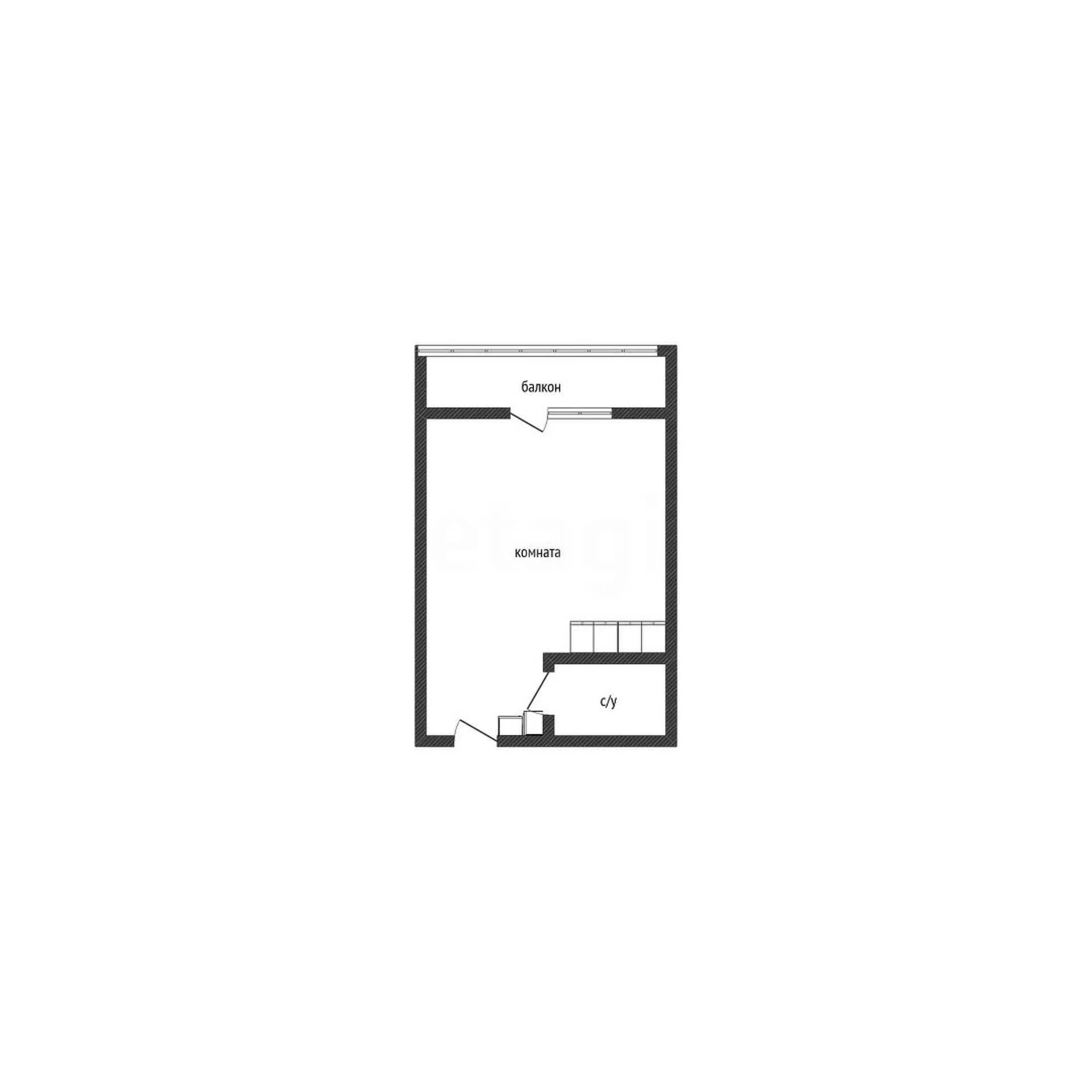 Студия, 26.7м² (улица им. Мурата Ахеджака, 12к2) - миниатюра 9