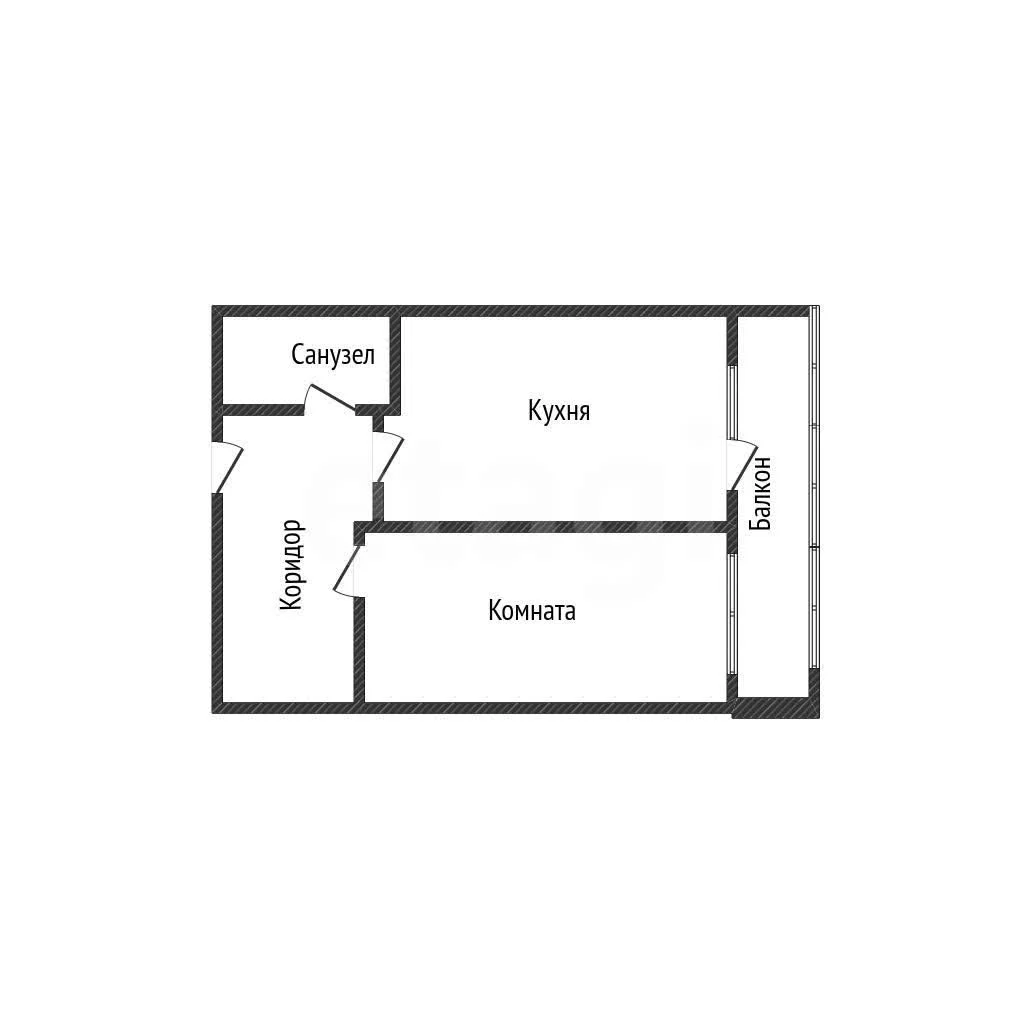 1-к квартира, 37.6м² (улица Петра Метальникова, 5к3) - миниатюра 9