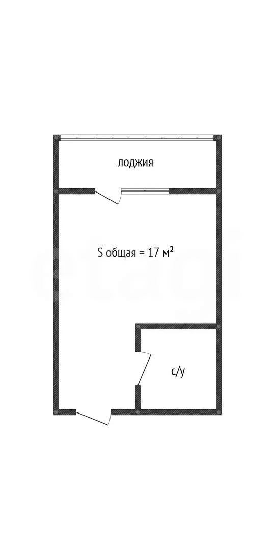 Студия, 17м² (улица Заводовского, 20) - миниатюра 3