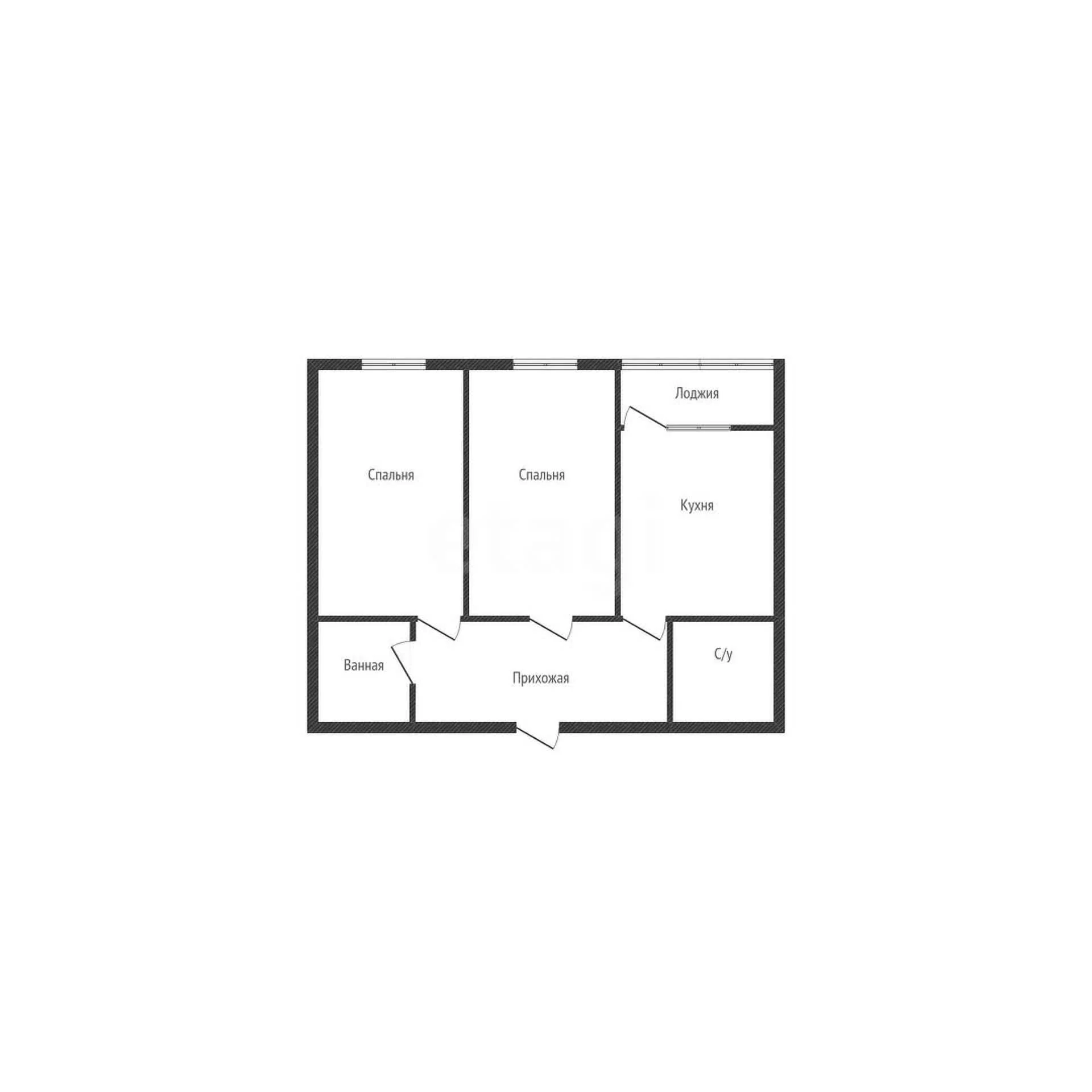 2-к квартира, 57.5м² (улица Леонида Лаврова, 8к1) - миниатюра 20
