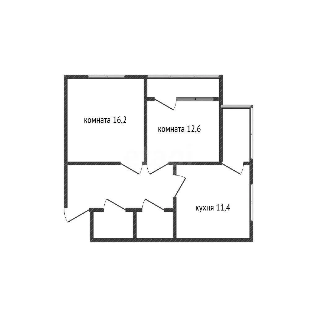 2-к квартира, 53.5м² (улица Героя Владислава Посадского, 16/1) - миниатюра 14