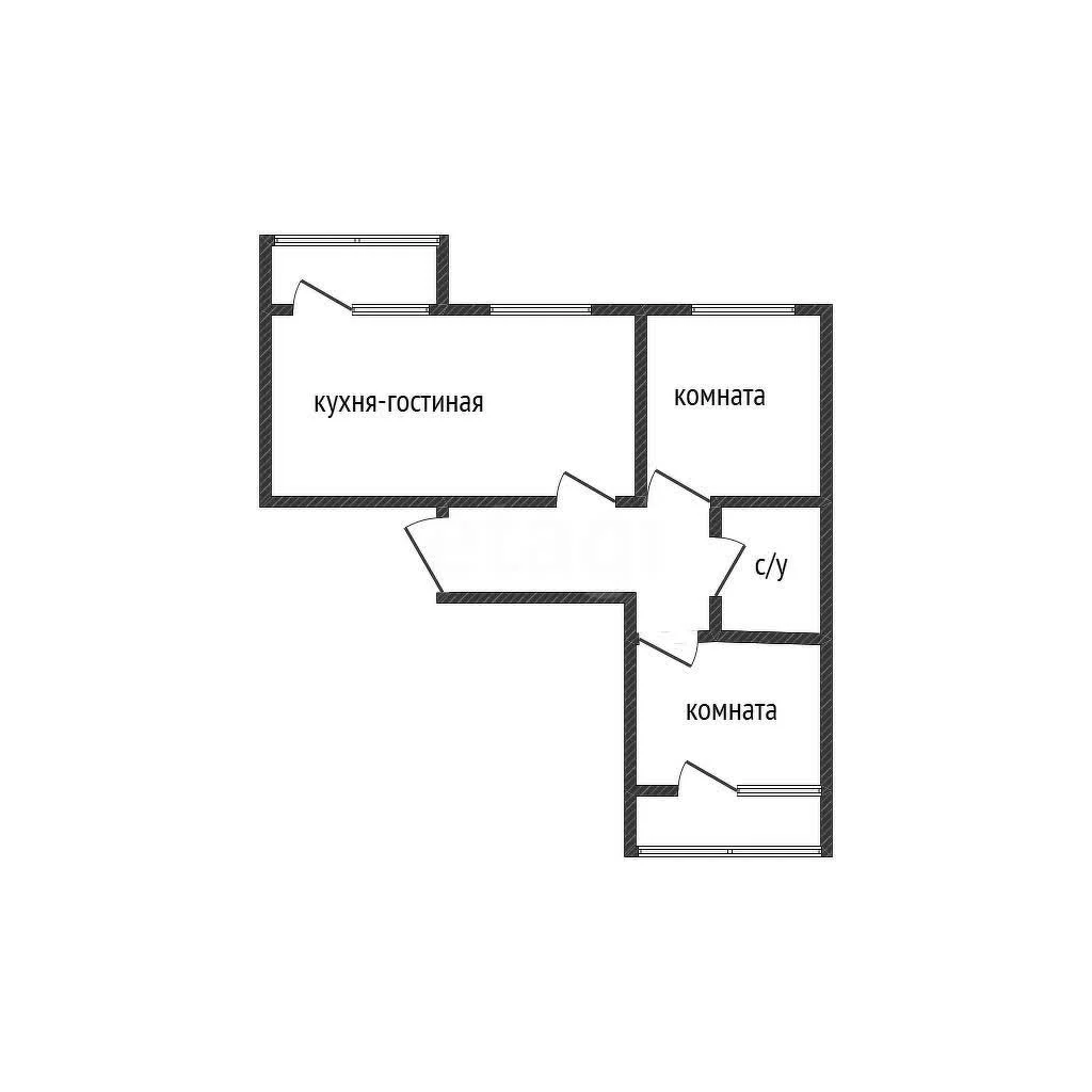 2-к квартира, 58.4м² (улица им. Героя Сарабеева В.И., 5/4) - миниатюра 16