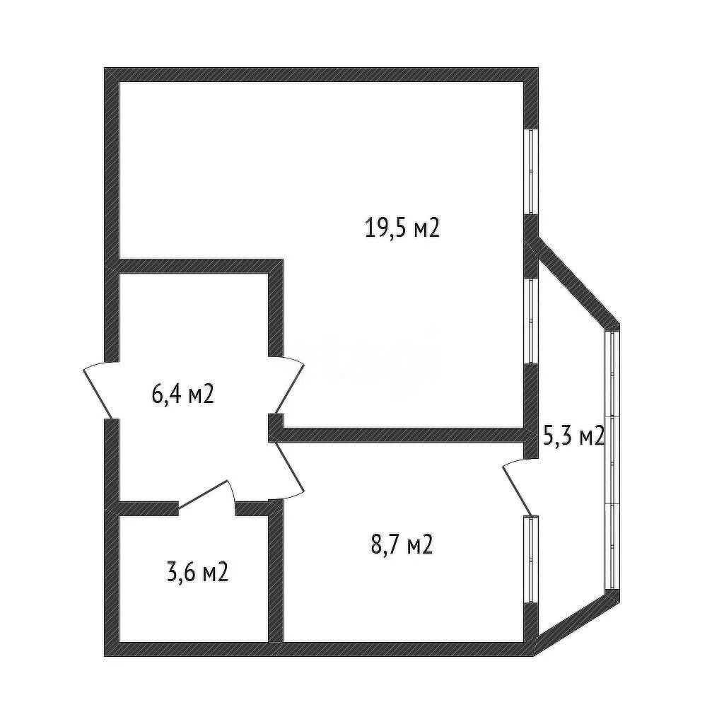 1-к квартира, 38.2м² (Южная улица, 606) - миниатюра 29