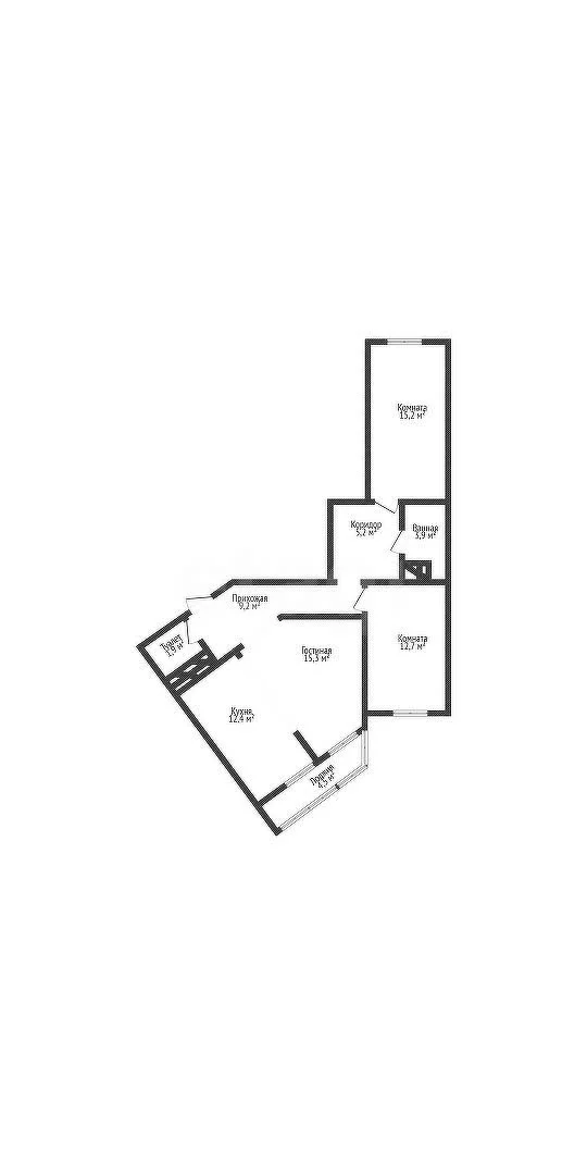 2-к квартира, 75.8м² (Домбайская улица, 55к2) - миниатюра 20
