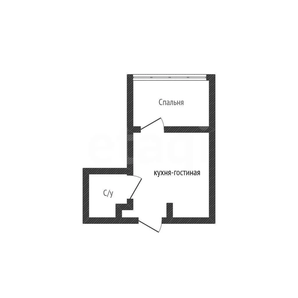1-к квартира, 21.4м² (улица Кирилла Россинского, 3/2) - миниатюра 7